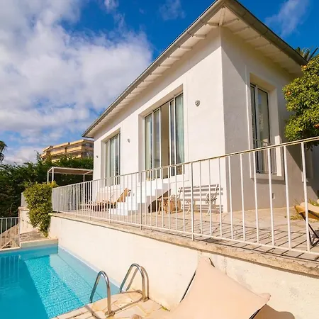 S10 Panoramic Sea View Housse Swimingpool Ac Bbq 3bdrs Nice